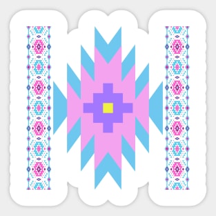 Tribal Designs Soft Colors Sticker